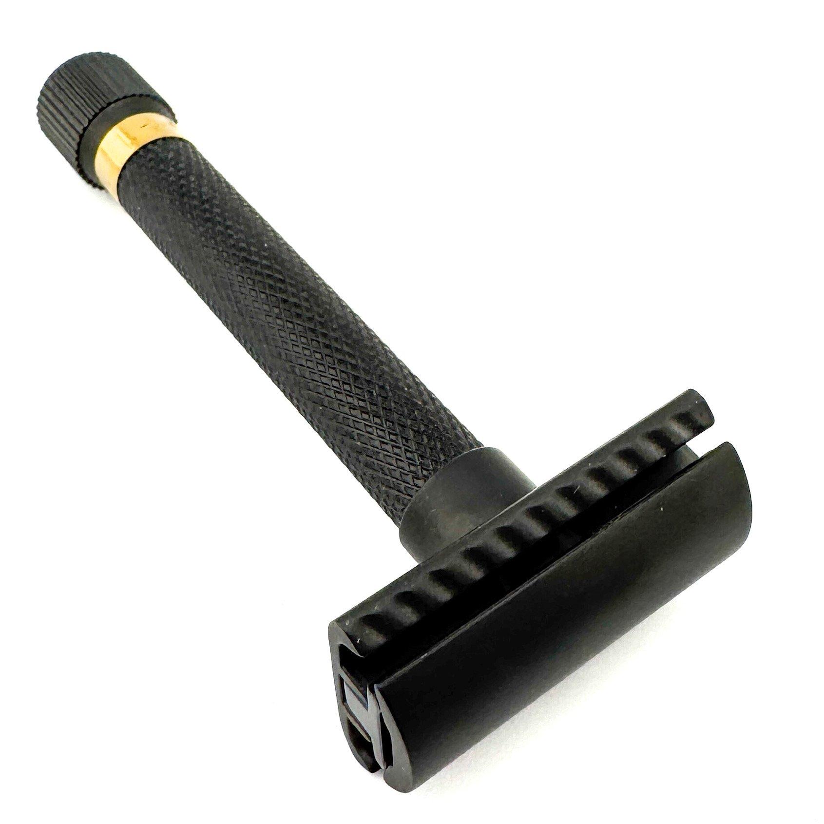 VARBK-Gold Variant Adjustable Safety Razor - Black & Gold